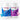 Conceive Plus His + Hers Fertility Support bottle bundle showing Men's Fertility Support in blue and Women's Fertility Support in purple, each with 60 vegan capsules, displayed with matching blue and pink capsules on a white background.