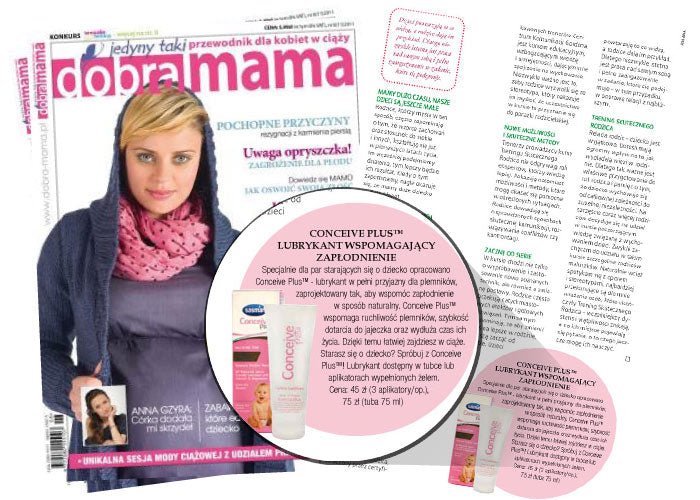 Conceive Plus in magazine Dobra mama - Conceive Plus® UK