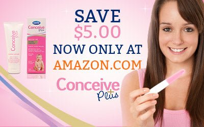 Save $5.00 on Conceive Plus Fertility Lubricant NOW ONLY AT AMAZON.COM - Conceive Plus® UK