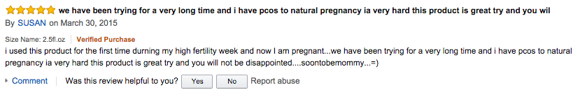 Trying for a very long time - testimonial - Conceive Plus® UK