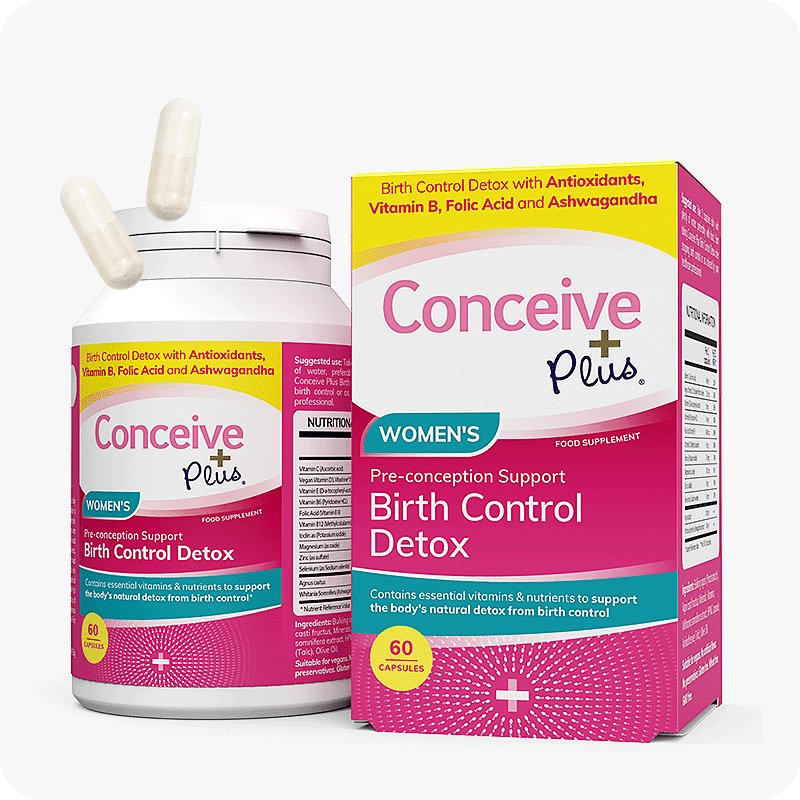 Birth Control Detox - Female fertility vitamins - Conceive Plus UK