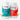 Conceive Plus Fertility Booster Bundle featuring two supplement bottles—Ovulation Support for women in teal and Motility Support for men in red—displayed with matching beige and yellow vegan capsules on a clean white background.