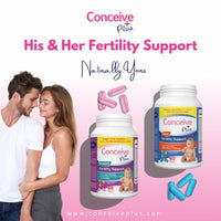 His + Hers Fertility Support - Male and Female Fertility vitamins - Conceive Plus® UK