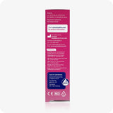 Max Fertility Lubricant Bundle featuring side box showing Conceive Plus 75ml manufacturing info, distributors, and quality assurance label. Pink box with white branding and writing.