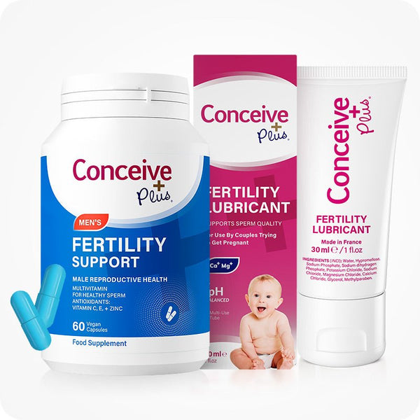 Men's Combo | Fertility Support + Lubricant - Conceive Plus UK  Conceive  Plus UK