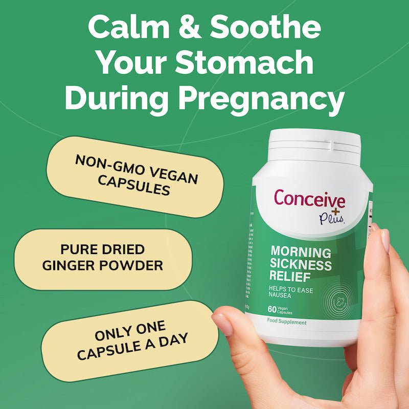 Morning Sickness Relief - Female fertility vitamins - Conceive Plus® UK