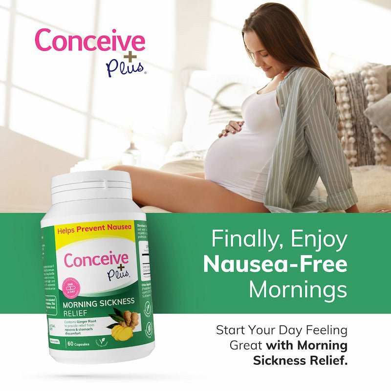 Morning Sickness Relief - Female fertility vitamins - Conceive Plus® UK