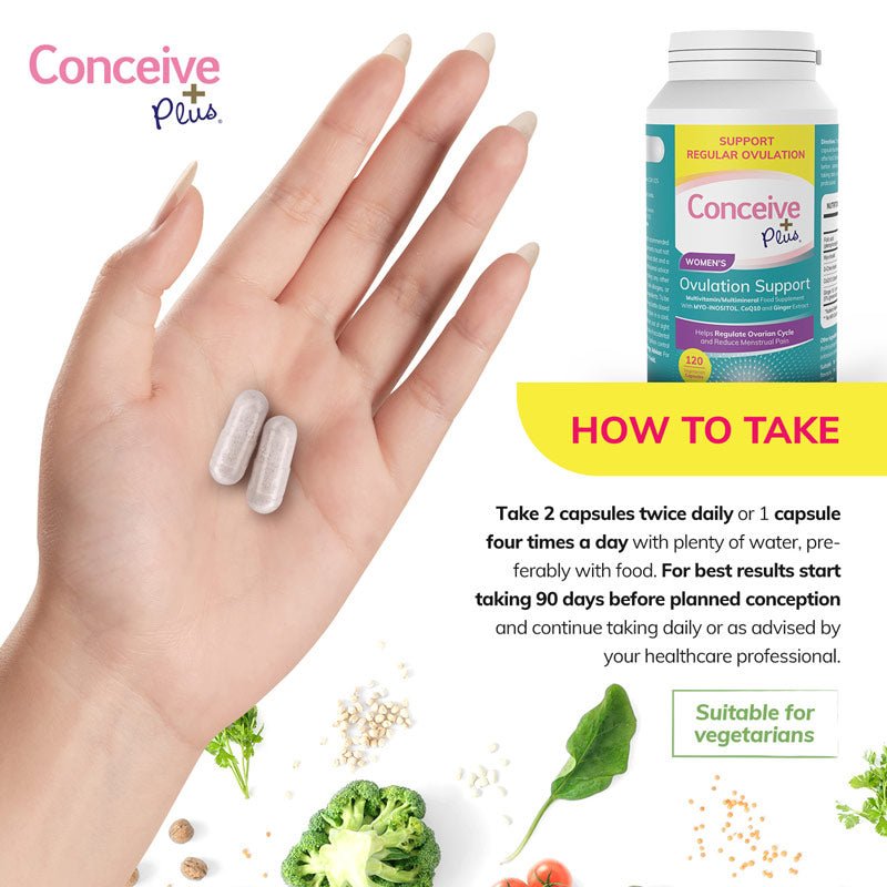 Ovulation Support - Female fertility vitamins - Conceive Plus® UK