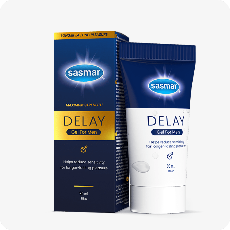 Sasmar Delay Gel - Lubricant for men - Conceive Plus® UK