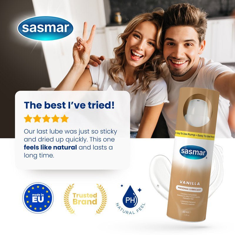 Sasmar Vanilla Flavor Personal Lubricant - Lubricant - Conceive Plus® UK