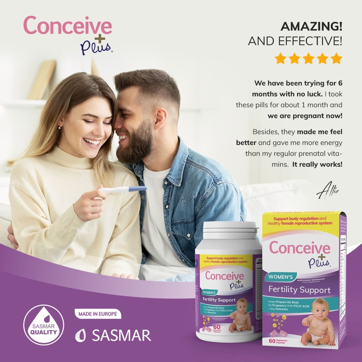 Women’s Fertility Support - Female fertility vitamins - Conceive Plus® UK