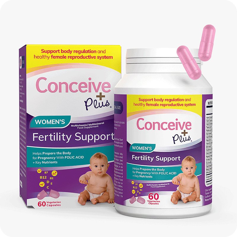 His + Hers Fertility Support - Male and Female Fertility vitamins - Conceive Plus UK