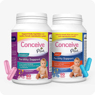 His + Hers Fertility Support - Male and Female Fertility vitamins - Conceive Plus UK