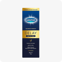 Sasmar Delay Gel - Lubricant for men - Conceive Plus UK