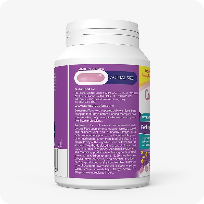 Women's Fertility Combo - Female fertility vitamins - Conceive Plus UK