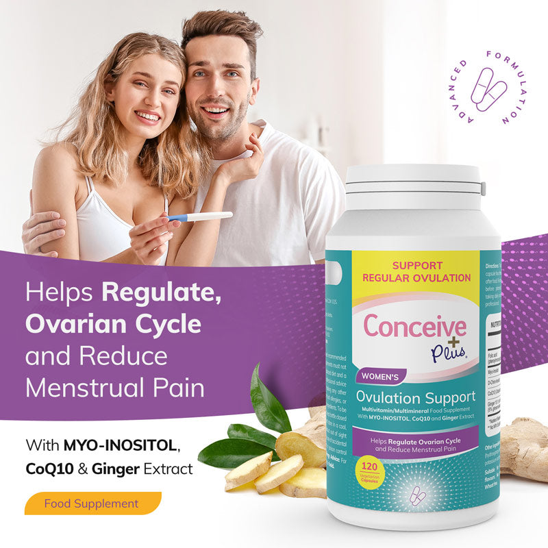 myo-inositol help regulate PCOS ovarian cycle TTC pills by Conceive Plus